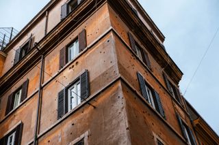 Building with holes